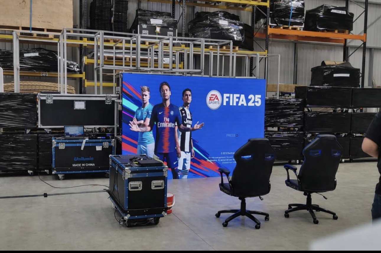 Big Screen Fifa Experience Hire for Events